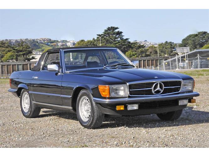 1984 mercedes-benz 500sl in burlingame, california