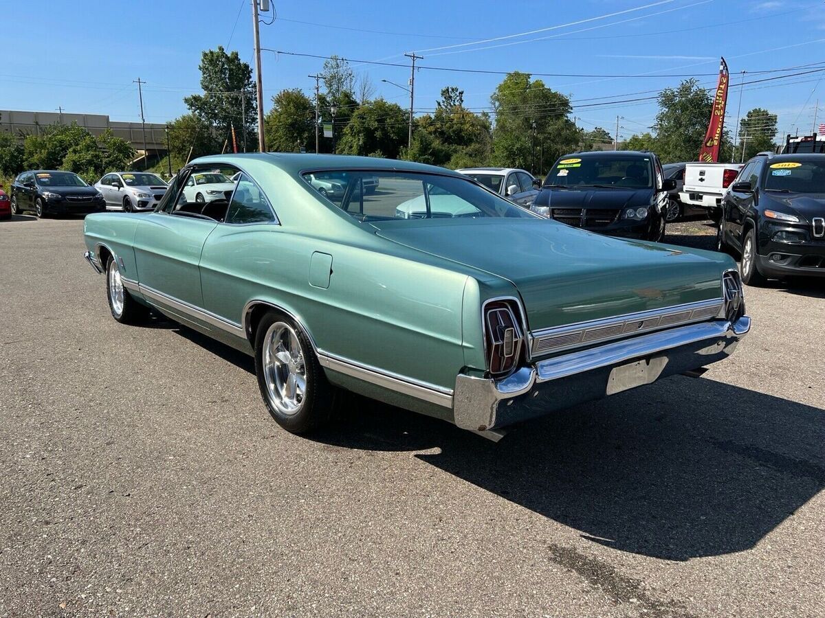 1967 ford galaxy 500 hardtop green fastback