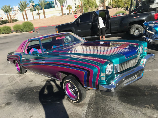 1973 chevrolet monte carlo hot lowrider rod kandy paint 13x7 zeniths no reserve
