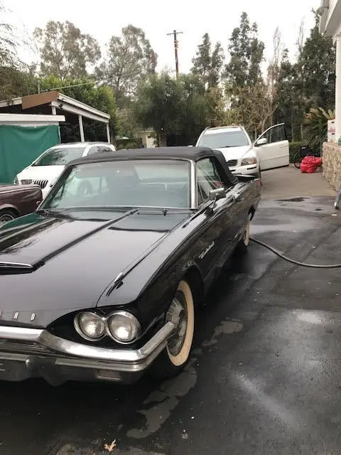 1964 convertible ford thunderbird one owner. black on black. great deal!!
