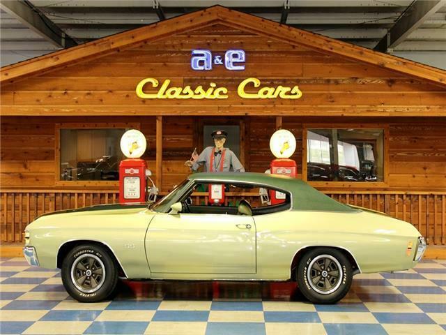 1971 chevrolet chevelle ss – green