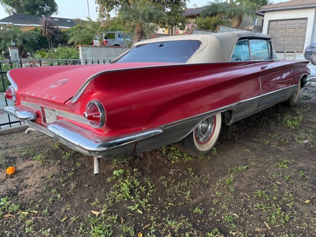 1960 buick electra convertible red rwd automatic