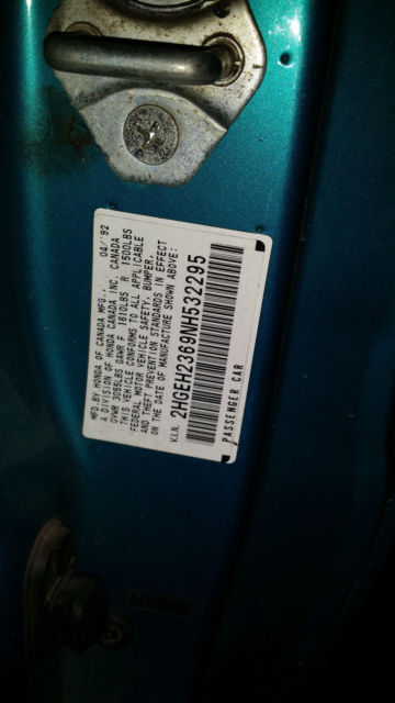 honda civic vx hatchback bubble eg hybrid prius killer