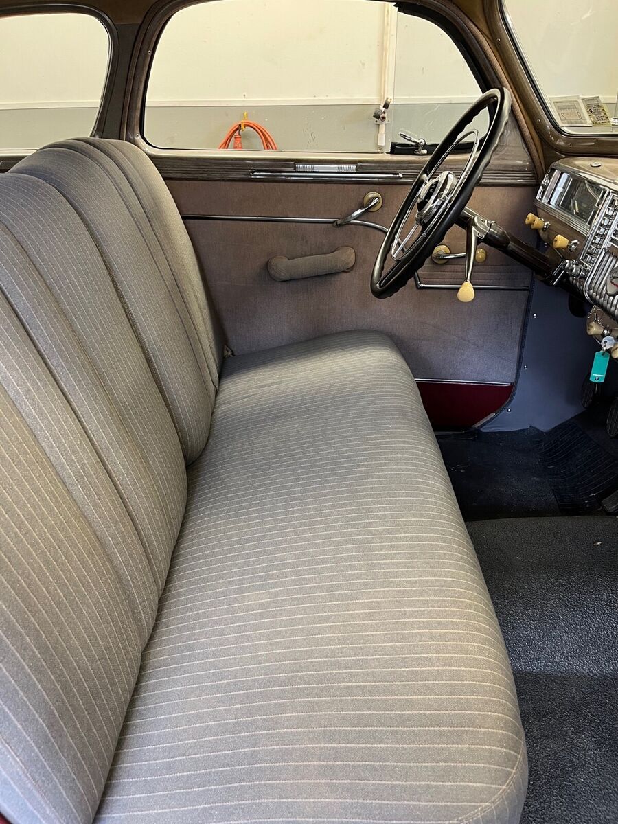 1948 plymouth deluxe coupe black rwd manual special deluxe
