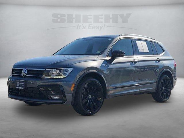 2020 volkswagen tiguan 2.0t se r-line black