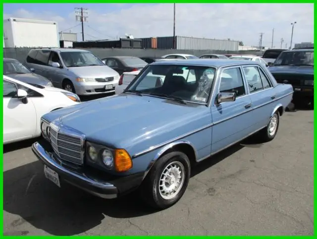 c 1983 mercedes-benz 300 4 dr turbodiesel used 3l i5 10v automatic no reserve