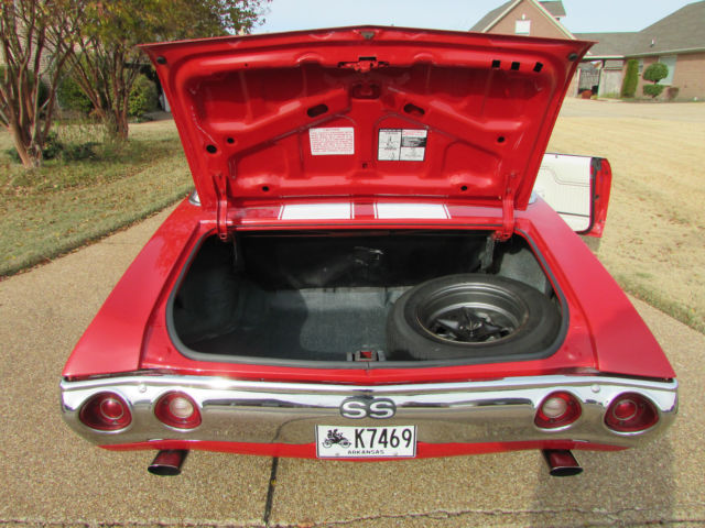 1972 chevrolet chevelle ss convertible red
