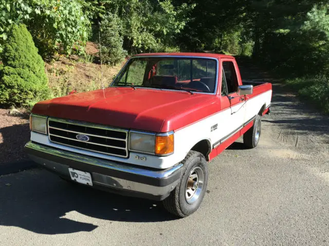 1990 ford f-150 xlt lariat 4x4 - standard cab full bed pickup 5.0 v8 123k miles