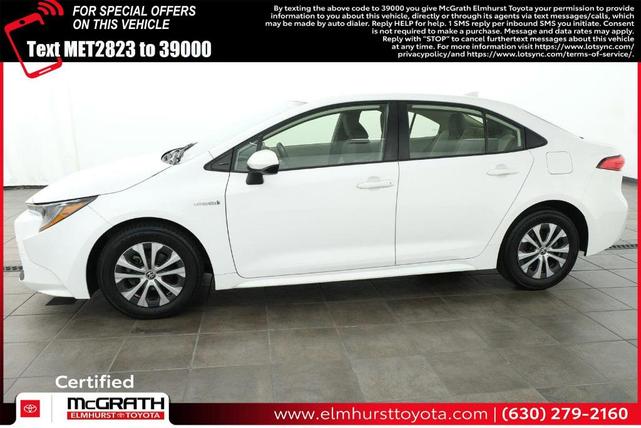 2021 toyota corolla hybrid le