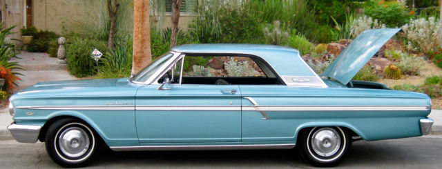+fantastic restored 1964 ford fairlane 2 door hardtop california car, 77k miles