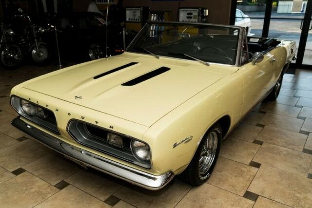 1967 plymouth barracuda 9999 miles yellow