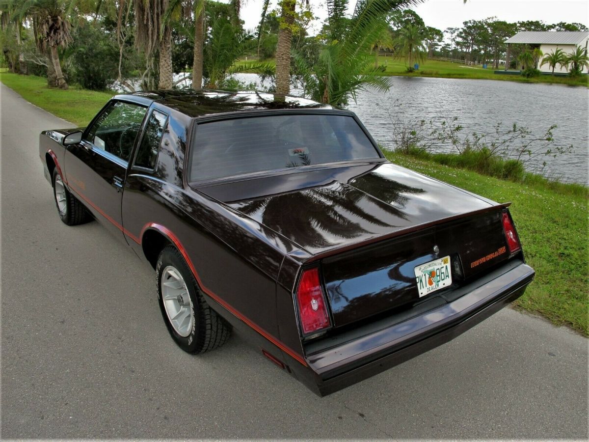 1986 chevrolet monte carlo ss, 31,061 original miles, museum quality, t-tops