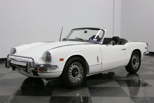 vintage british classic white manual 4 speed restored convertible 1969 used