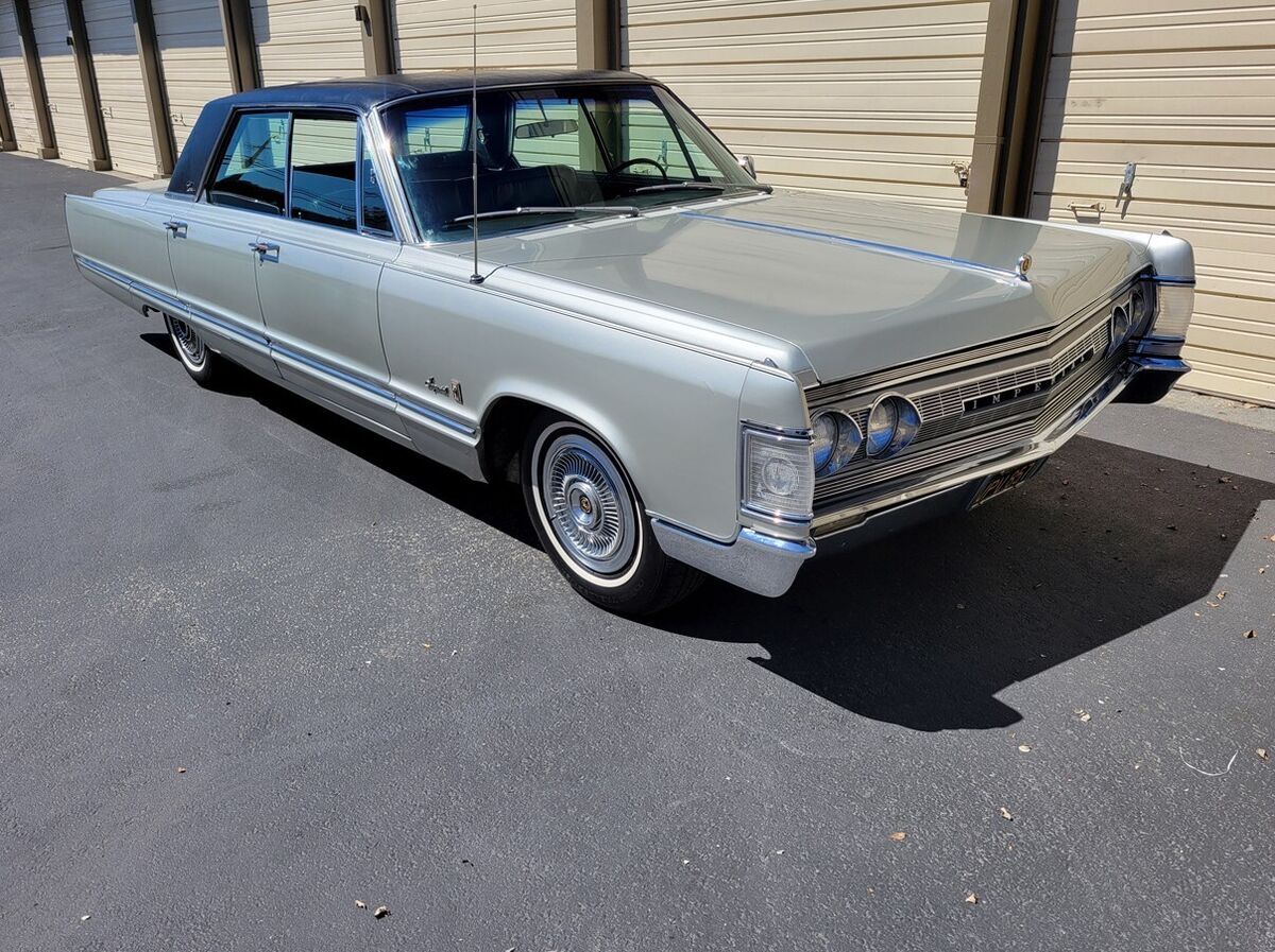 rare 1967 chrysler imperial crown 440 v8! black plate california car w/records!