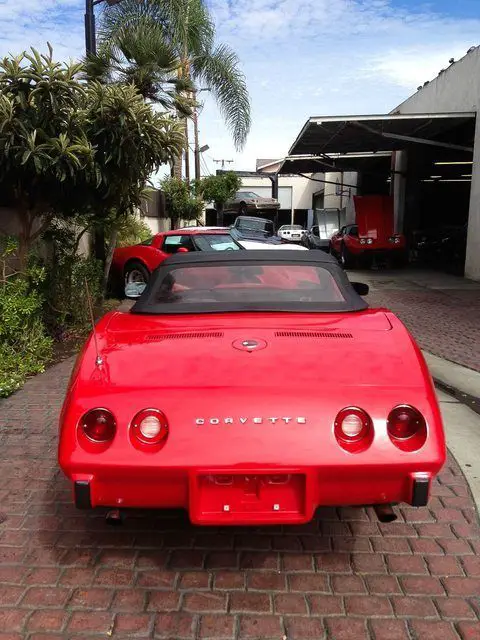 1975 chevrolet corvette convertible - 49,000 actual miles!