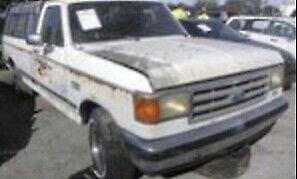 1989 ford f150 pickup white fwd automatic yes