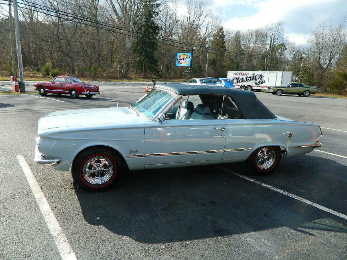 1964 plymouth valiant convertible slant 6 automatic cragar redline offenhauser