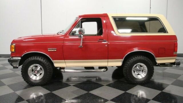 modern classic chrome fomoco bronco eddie bauer 4x4 suv red