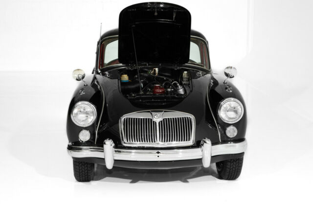1961 mg mga black/red, 1600cc 4-spd, 1 of 561 coupe