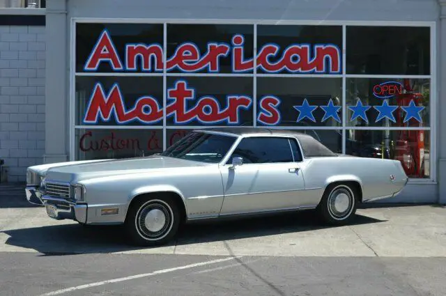 1970 cadillac eldorado amazing survivor documented 75k miles patina silver aut