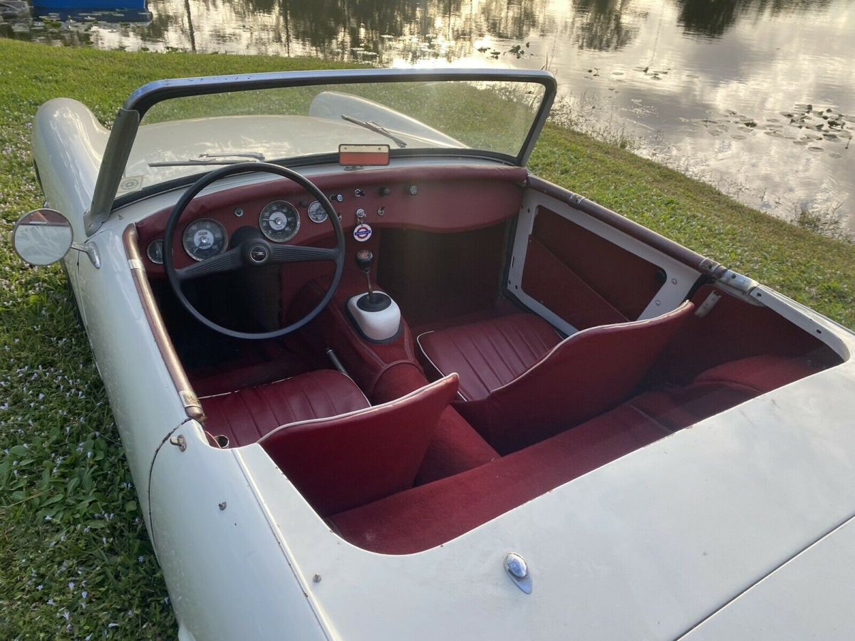 1962 austin healey sprite convertible white rwd manual