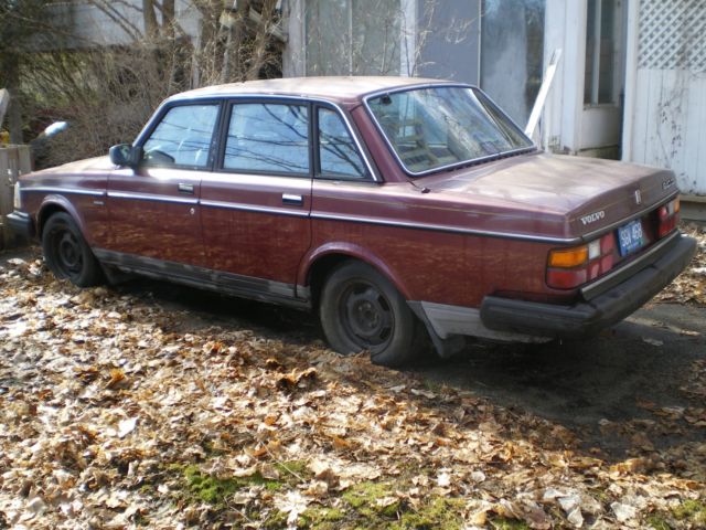 cheap! 1990 volvo 240 242 244 - repair or parts car