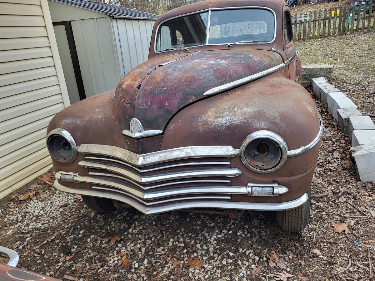 1947 plymouth special deluxe coupe black rwd manual