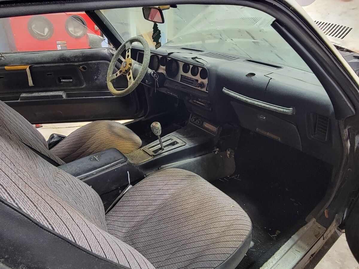 1976 z-code pontiac trans am numbers matching project car - 400 machined block