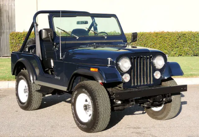california original,restored one owner '83 jeep cj5 4x4,100% rust free,like new