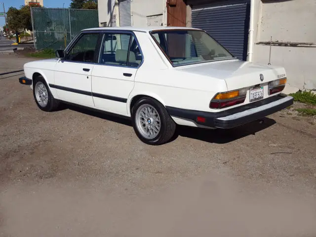 1987 bmw 528e super eta! original california e28 rare 5 speed stick! no reserve!