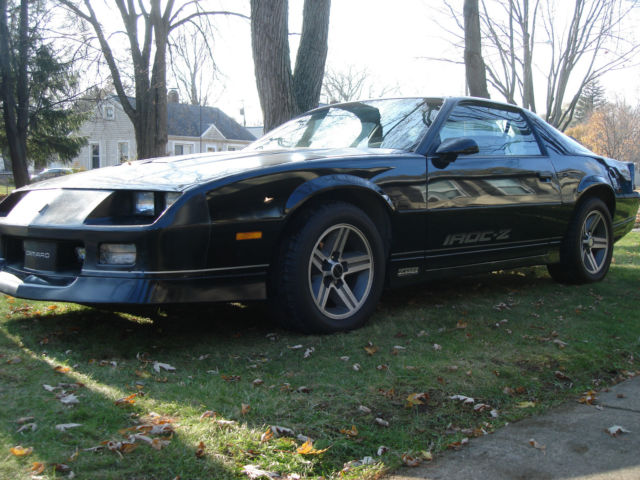 camaro iroc z28 built 5.0 305 corvette 700r4 trans 400+ h.p texas car non t-top