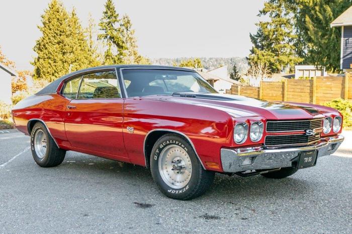 1970 chevrolet chevelle malibu 502ci v8 ram jet for sale in seattle, washington