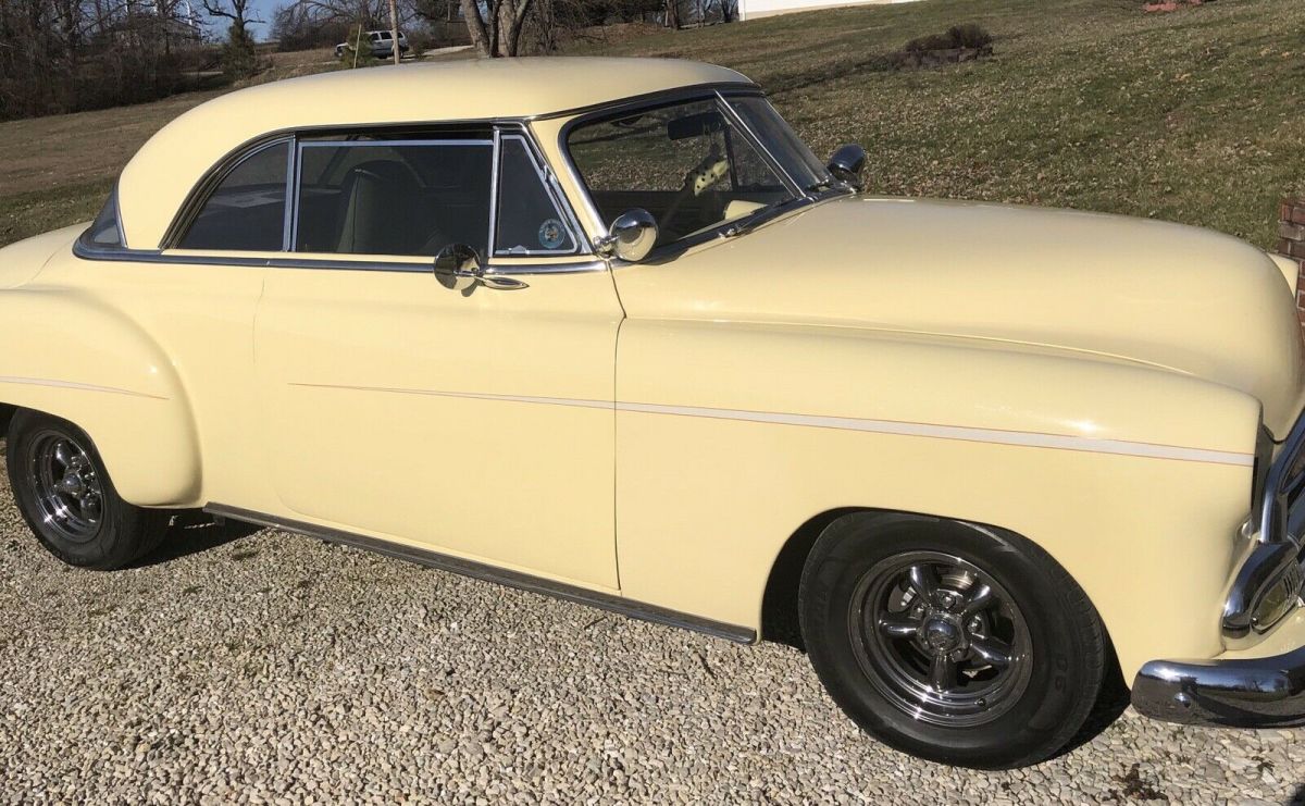 1951 chevrolet bel air coupe coupe yellow rwd automatic custom