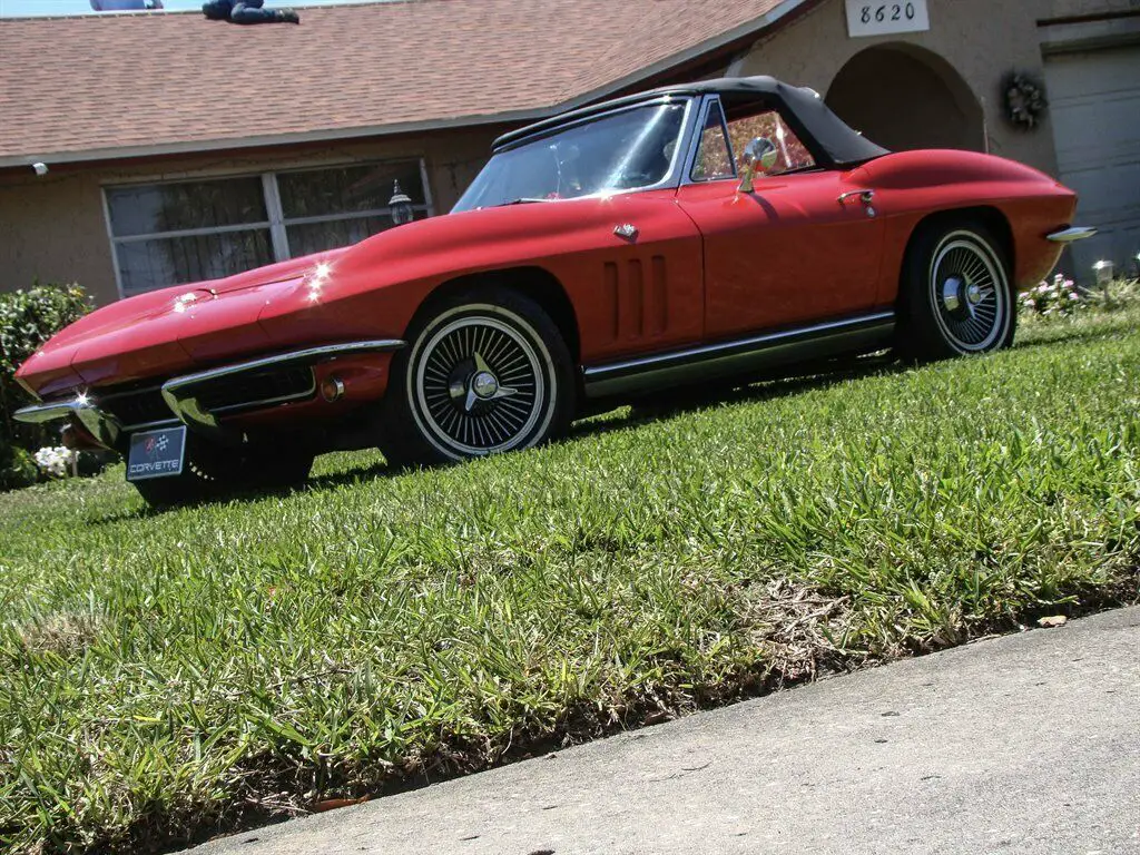 red chevrolet corvette with 43531 miles available now!