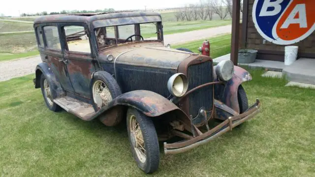 1931 dodge brothers 4 door sedan--stored in shed since the early 1960"s