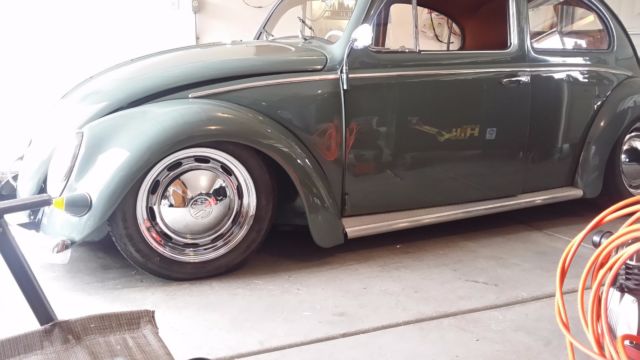 1956 vw oval window totally restored bagged classic