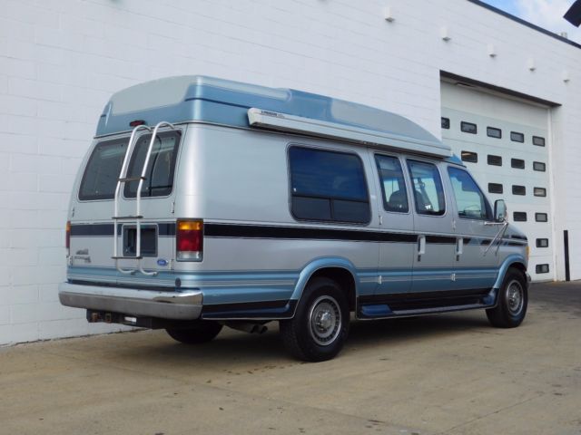 â–º 1992 ford e-350 econoline xl turtle top camper van â— 7.5l v8 â— 68,511 miles â—„