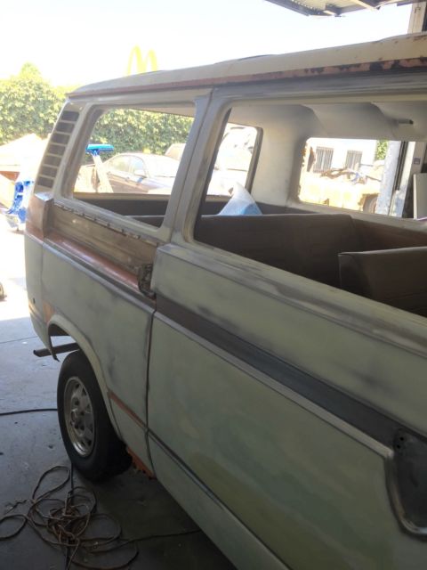 1981 vw transporter vanagon air cool 7 passenger 4 spd southern california bus