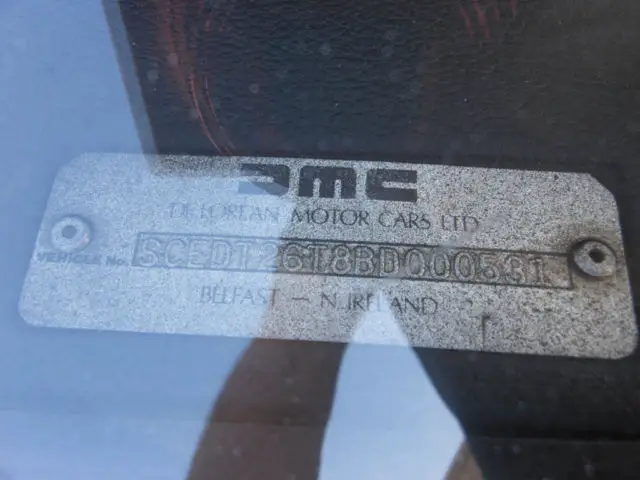1981 delorean dmc-12 gull wing 38,835 actual miles project selling no reserve