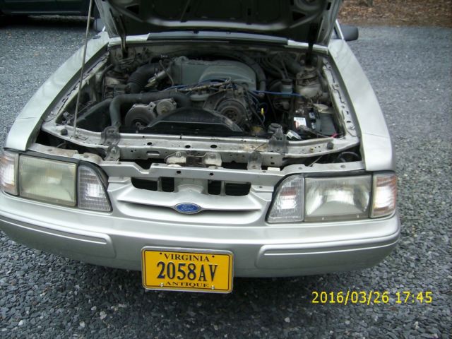 ford mustang fox body lx v8 car