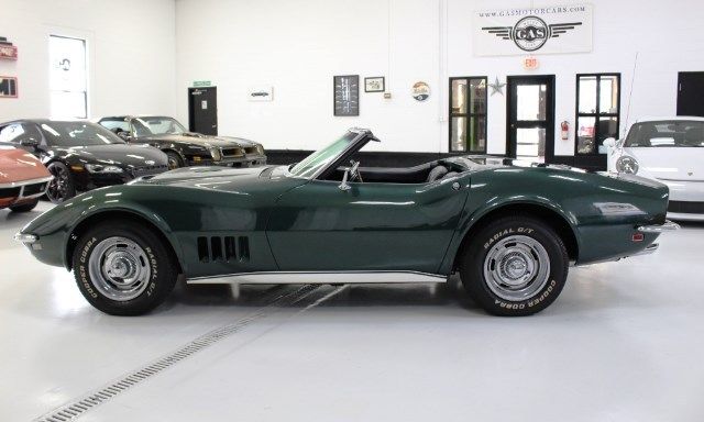 1968 chevrolet corvette stingray l71 39013 miles green 427ci / 435hp manual