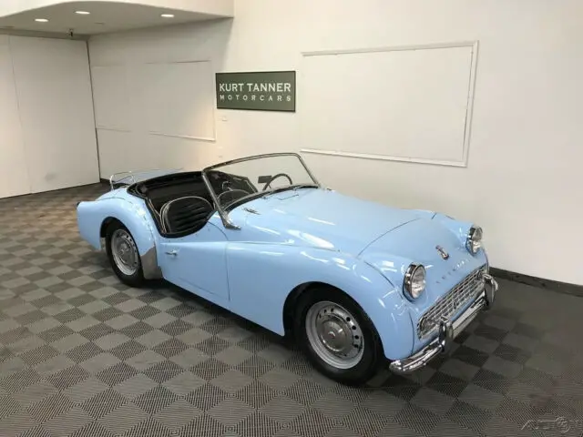 1960 triumph tr3a. nicely restored, good driving car. shows 15,469 miles