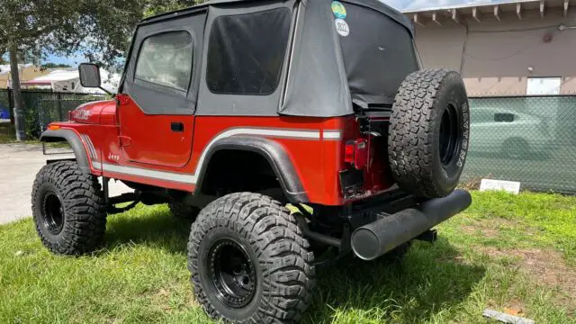 1985 jeep cj& laredo 4wd 5 speed manual original matching numbers !!!!