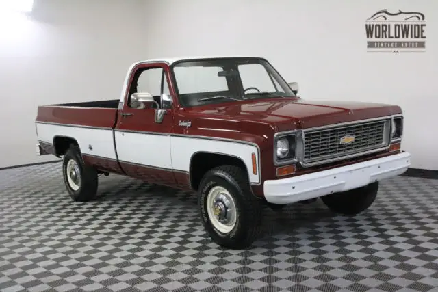1974 red custom k20 4x4!
