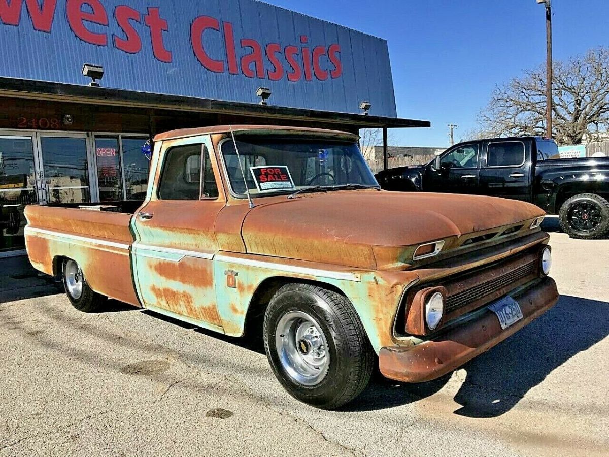 1964 chevy pickup c10 1/2 ton chevrolet truck patina lowered