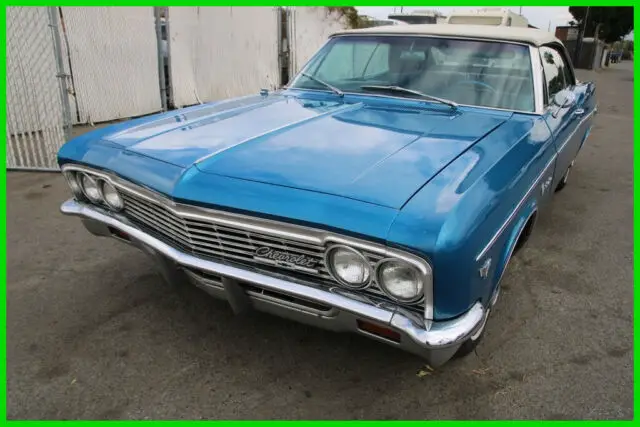 (c) 1966 chevrolet impala convertible automatic 8 cylinder no reserve