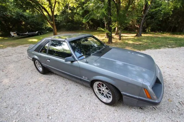 coyote swapped and supercharged fox body mustang