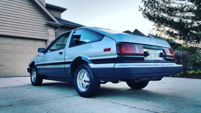toyota corolla sr5 sport hatch back 24k original miles! gts ae86