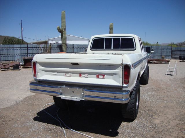 1978 f250 4x4 extended cab super cab camper special diesel detroit cummins