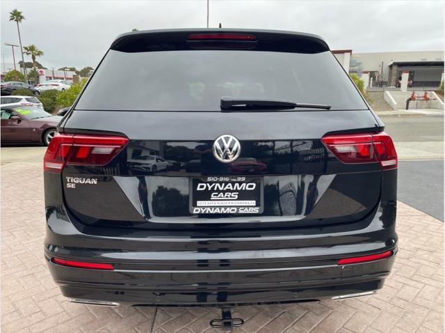 2021 volkswagen tiguan 2.0t se r-line black
